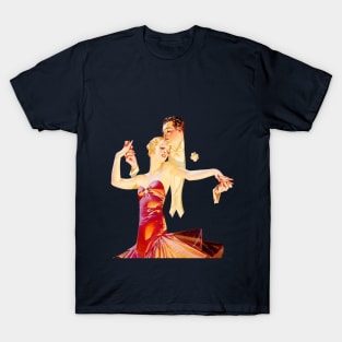 Ballroom Dancing Art Deco Vintage Jazz Age Dancer Gift T-Shirt